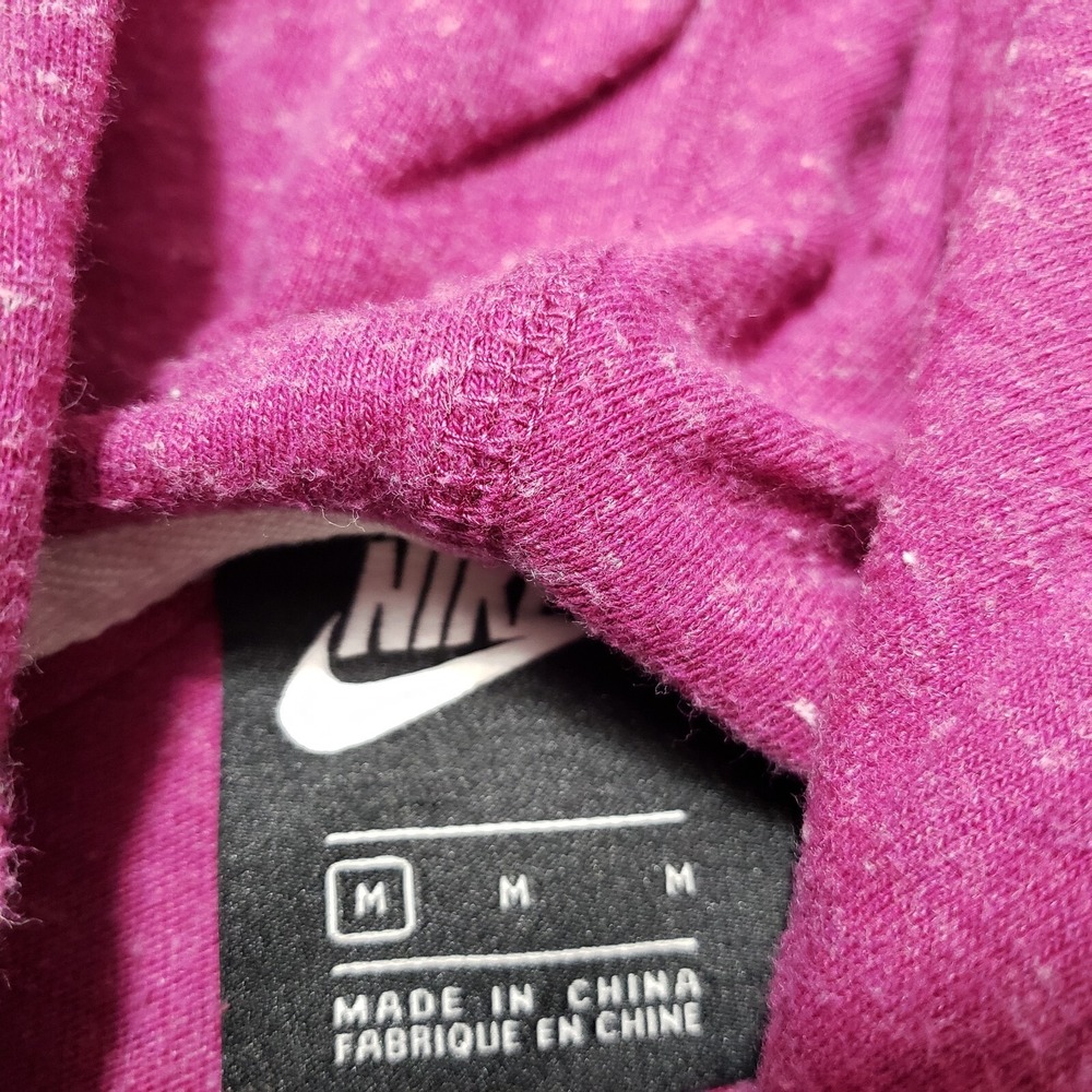Nike Sweatshirt Womens Medium Purple Pullover Hooded Gym Fitness - Picture 4 of 10